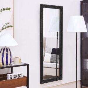wohnli-moebel-suche-800000548296-1 WANDSPIEGEL schwarz rechteckig 50/130 cm Fougeres Kunststoff Beliani Spiegel > Wandspiegel Schwarz
