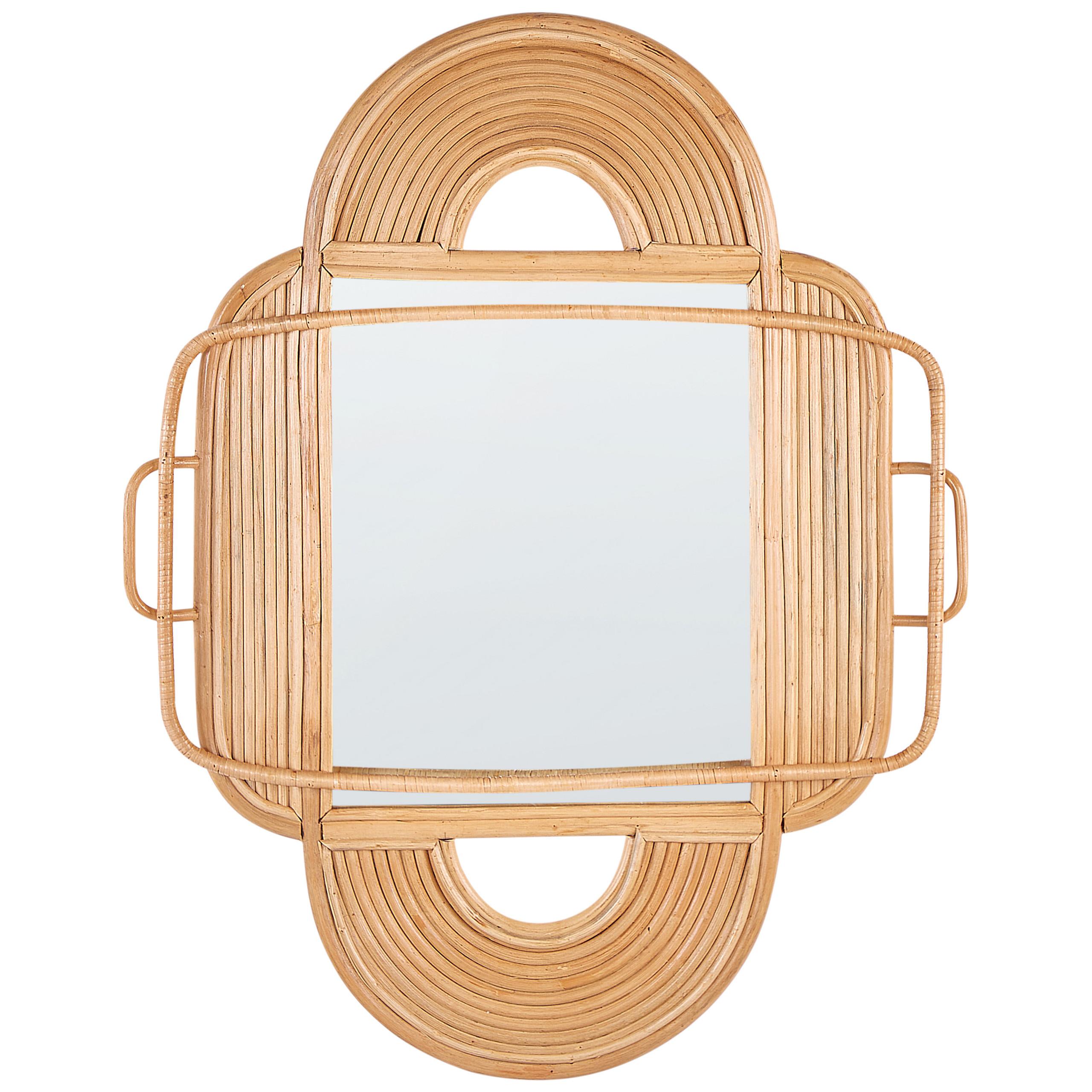 wohnli-moebel-suche-800000548314 Wohnli Möbelsuche - WANDSPIEGEL Rattan naturfarben 70/90 cm Alcorn