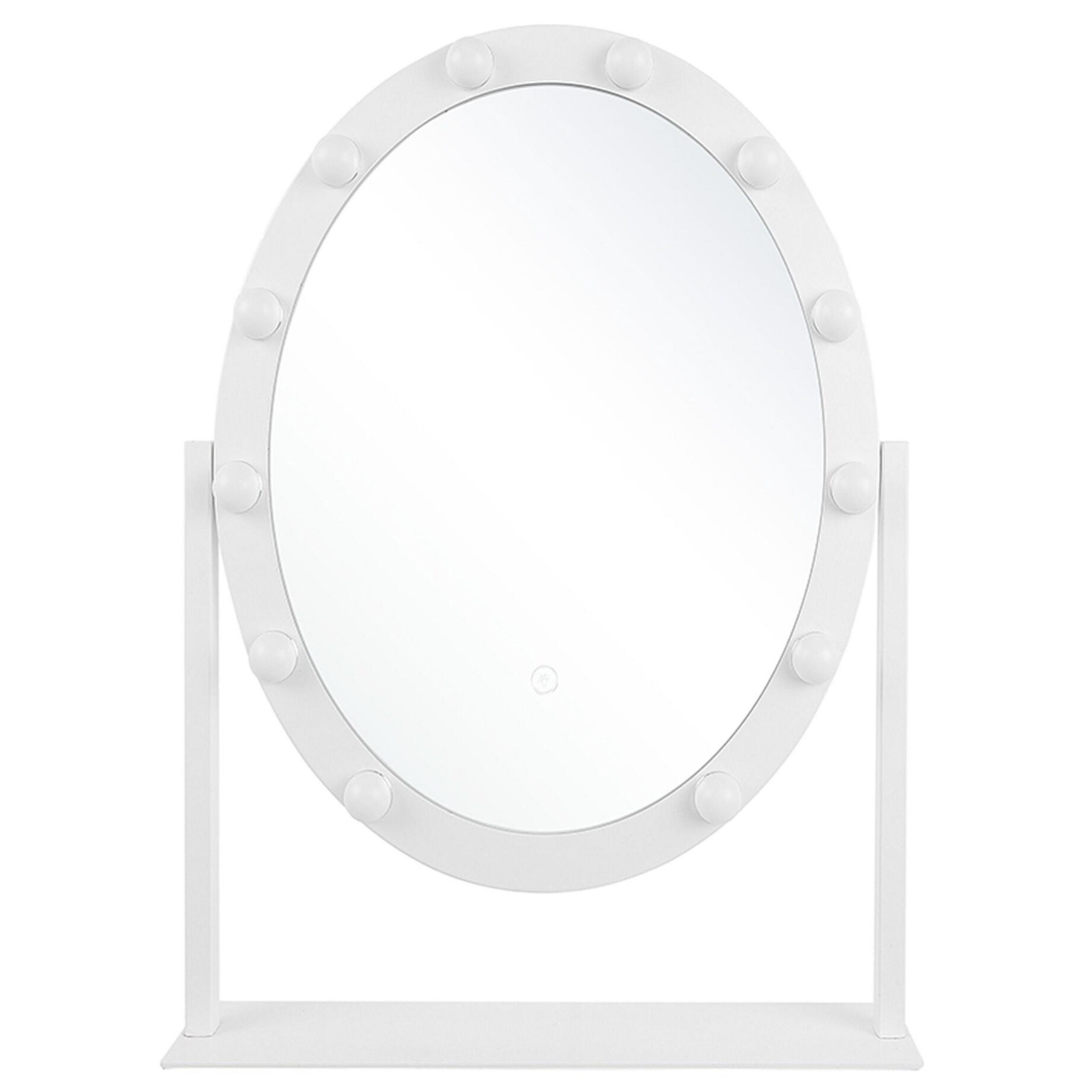 wohnli-moebel-suche-800000548325 Wohnli Möbelsuche - BADSPIEGEL mit LED-Beleuchtung oval 50/60 cm Rostrenen