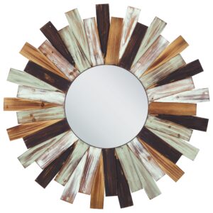 wohnli-moebel-suche-800000548345 Wohnli Möbelsuche - WANDSPIEGEL Tannenholz mehrfarbig Sonnenform 75 cm Tampico