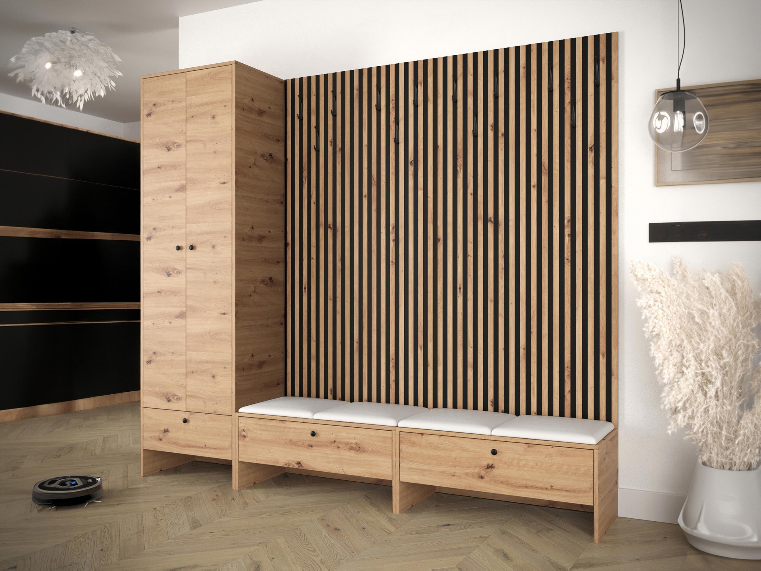 GARDEROBE Balma VI Holzwerkstoff MIRJAN24 Garderoben Weiß