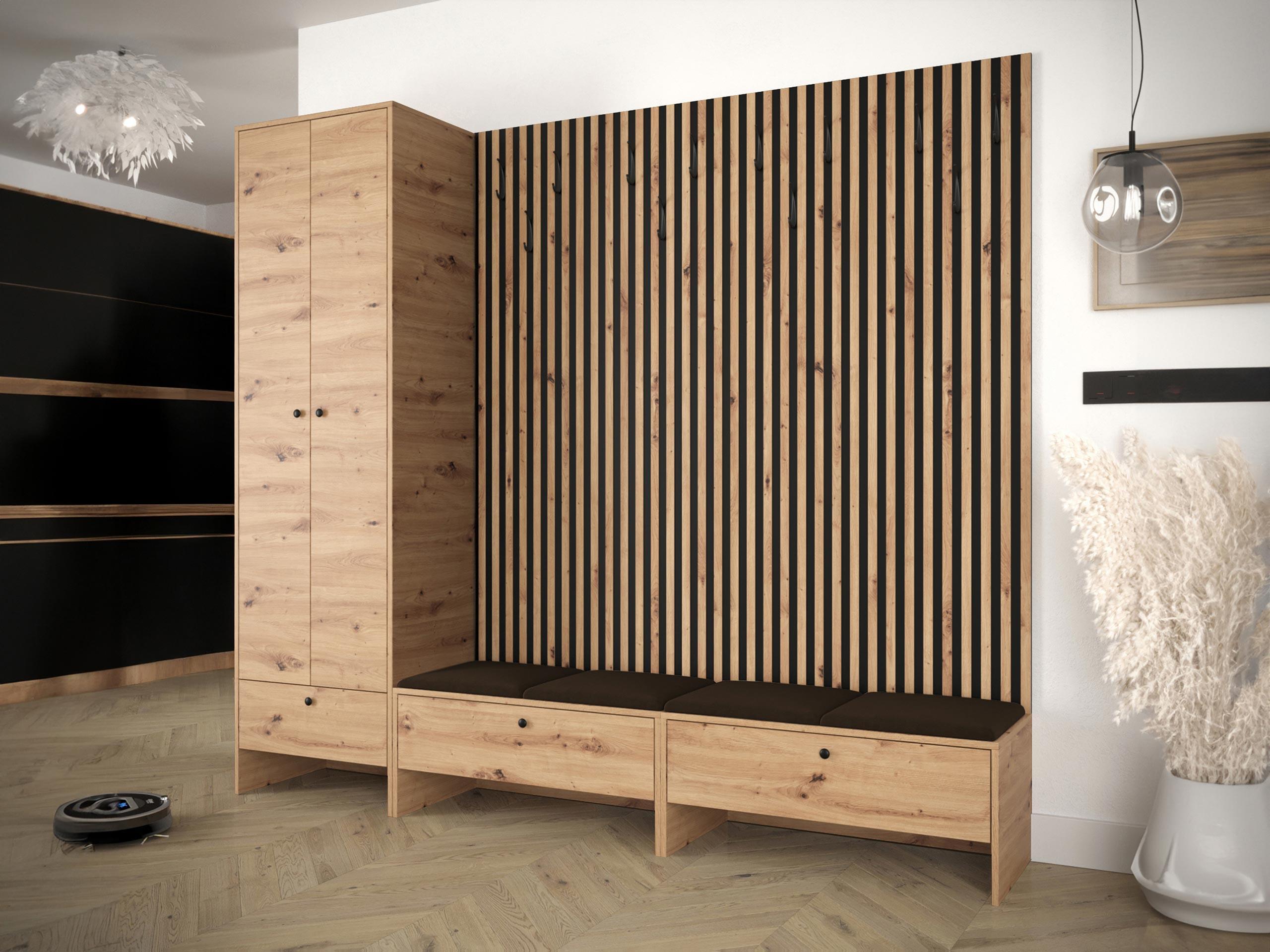 GARDEROBE Balma VI Holzwerkstoff MIRJAN24 Garderoben Braun