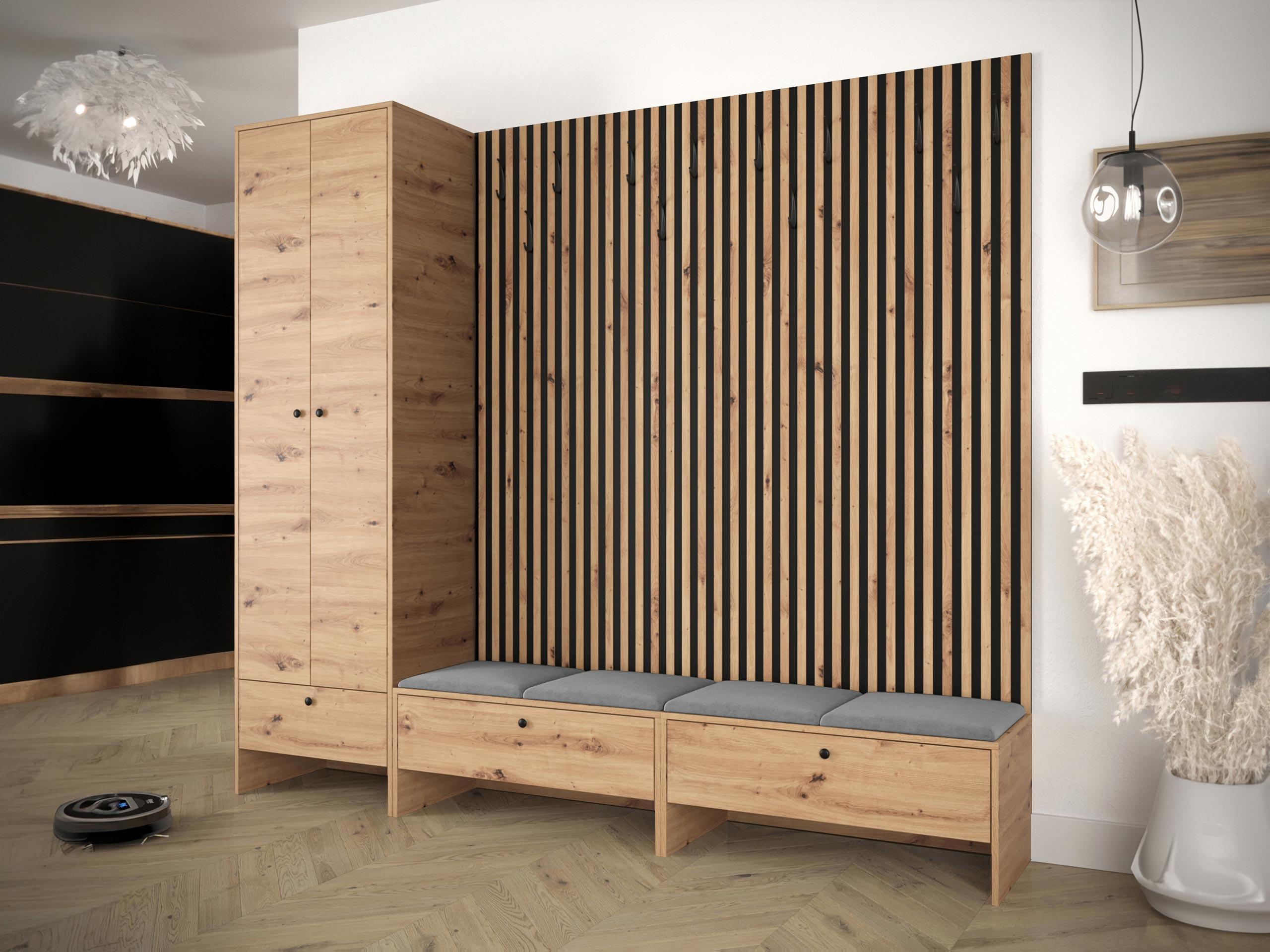 GARDEROBE Balma VI Holzwerkstoff MIRJAN24 Garderoben Grau