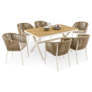 wohnli-moebel-suche-800000555206 Wohnli Möbelsuche - GARTENMÖBEL SET ISOLA 7er Set beige