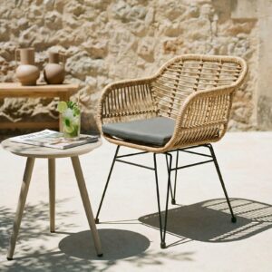 wohnli-moebel-suche-800000555259-1 GARTENSTUHL PARAMO braun Metall, Textil IDIMEX Garten & Outdoor > Gartenmöbel > Gartenstühle Braun