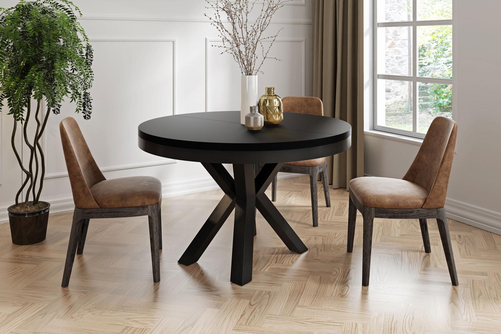 wohnli-moebel-suche-800000561392-1 Schwarz 120-200/120/76 cm