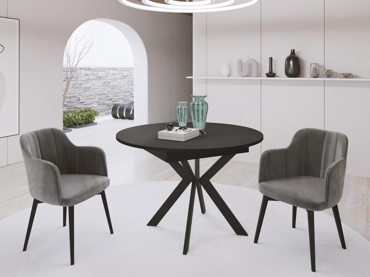 wohnli-moebel-suche-800000561461-1 Schwarz 100-140/100/76 cm