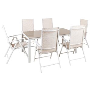 wohnli-moebel-suche-800000561503 Wohnli Möbelsuche - GARTENMÖBEL SET 6-Sitzer Aluminium beige Catania