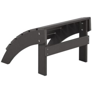 wohnli-moebel-suche-800000561521-1 FUSSHOCKER Kunstholz dunkelgrau Adirondack Kunststoff Beliani Möbel > Sessel > Hocker Grau