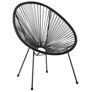 wohnli-moebel-suche-800000561542 Wohnli Möbelsuche - RATTANSTUHL Kunststoff schwarz 70 cm Acapulco II