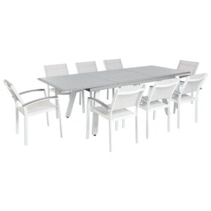 wohnli-moebel-suche-800000565207 Wohnli Möbelsuche - GARTENMÖBEL SET 8-Sitzer Aluminium grau Pereta