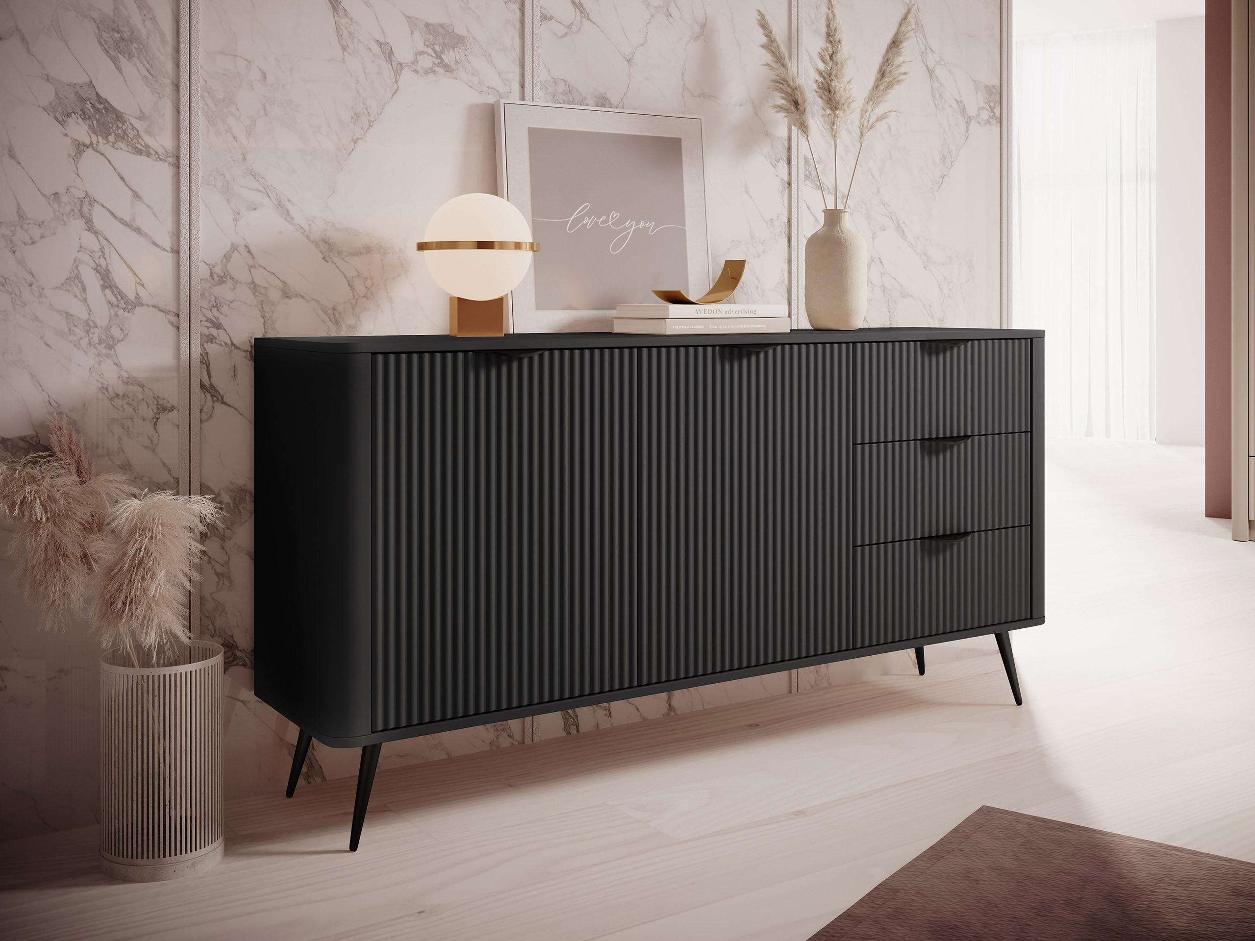 KOMBIKOMMODE Lante 2D3S Holzwerkstoff MIRJAN24 Möbel > Kommoden & Schubladenschränke > Kommoden Grau