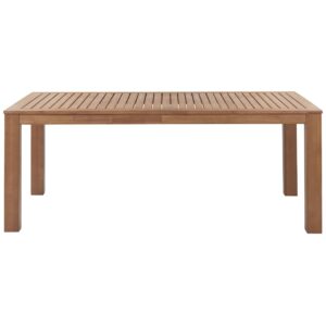wohnli-moebel-suche-800000570065-1 GARTENMÖBEL SET 6-Sitzer Eukalyptusholz hellbraun Monsano Holz Beliani Garten & Outdoor > Gartenmöbel > Gartenmöbel-Sets Braun