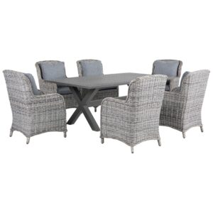 wohnli-moebel-suche-800000570067 Wohnli Möbelsuche - GARTENMÖBEL SET 6-Sitzer Aluminium grau Cascais