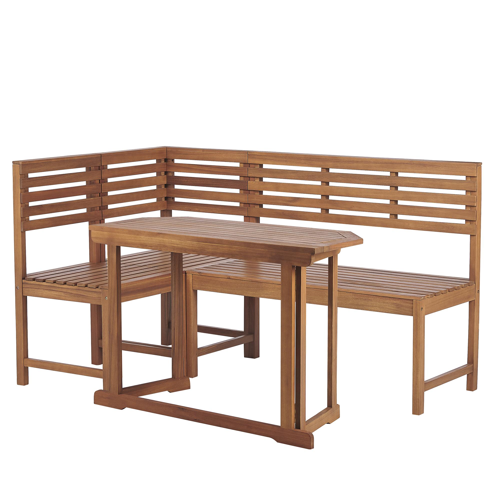 wohnli-moebel-suche-800000570076 Wohnli Möbelsuche - BALKON ECKBANK SET 4-teilig Akazienholz hellbraun modular Treia