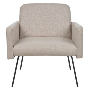 wohnli-moebel-suche-800000572705-1 SESSEL aus Stoff beige Narken Textil Beliani Möbel > Sessel > Polstersessel Schwarz