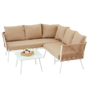 Wohnli Möbelsuche - GARTENLOUNGE JAKARTA 3er Set beige