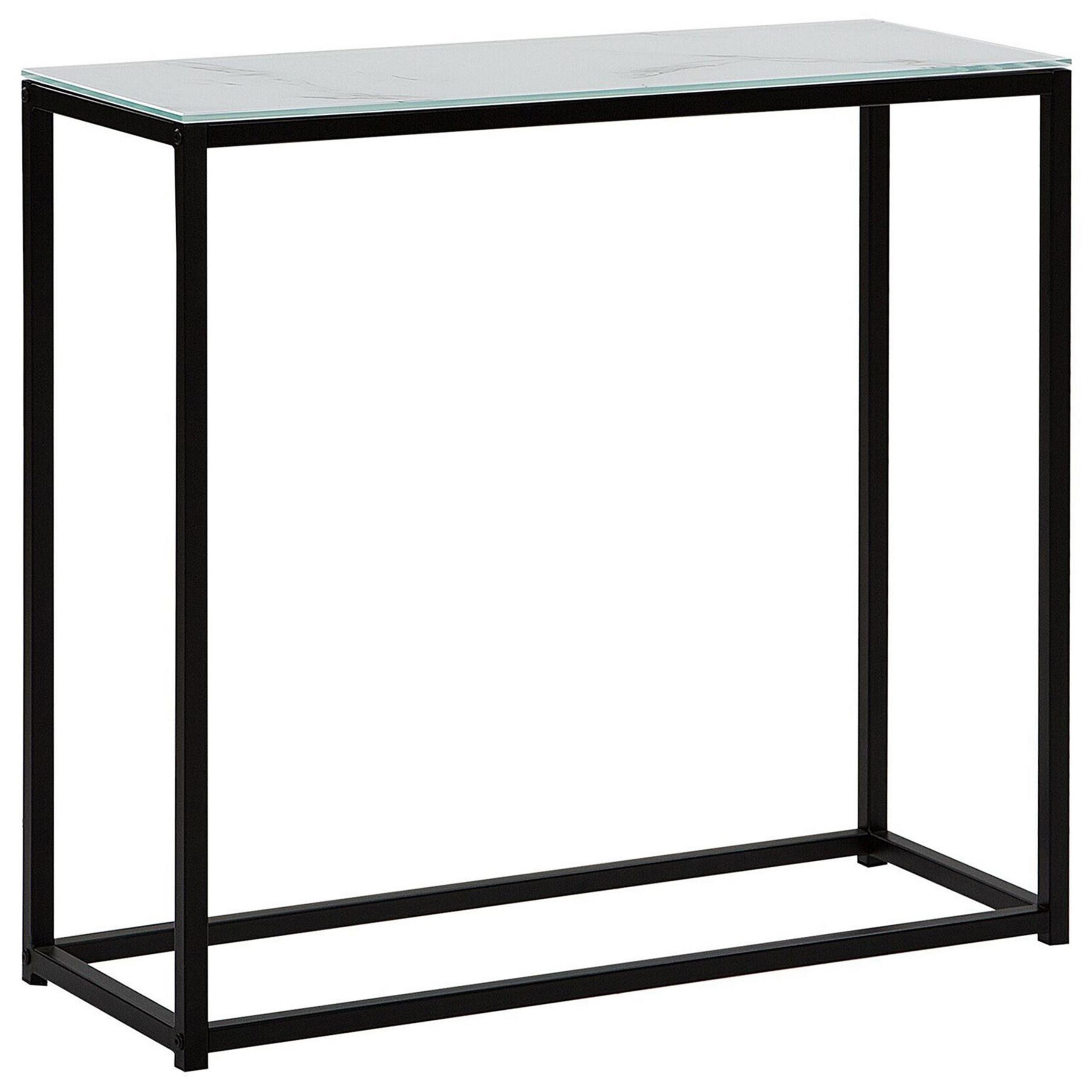 wohnli-moebel-suche-800000581233 Wohnli Möbelsuche - KONSOLENTISCH Marmor Optik weiß/schwarz Delano