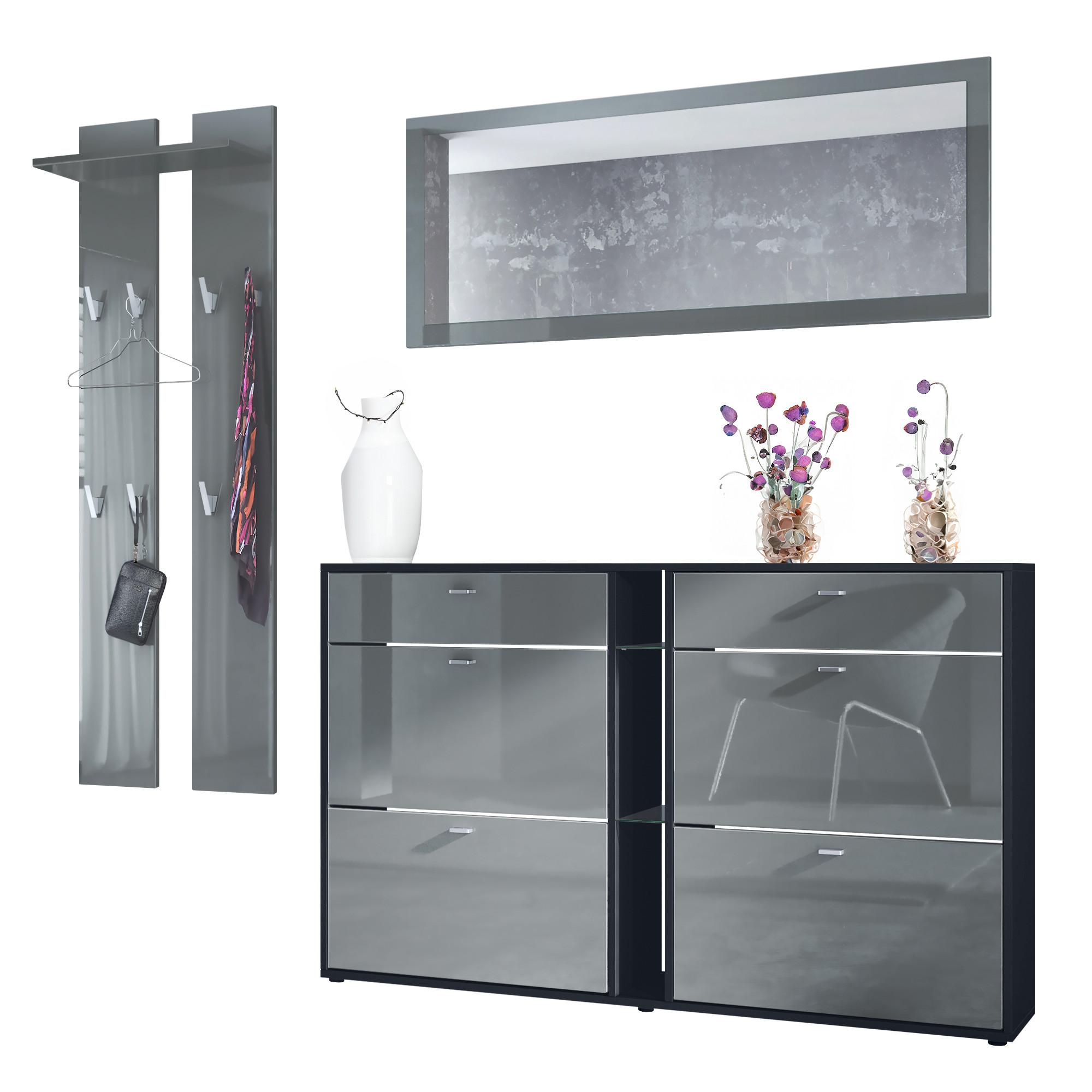 wohnli-moebel-suche-800000581525 Wohnli Möbelsuche - GARDEROBE Orlando Grau Hochglanz