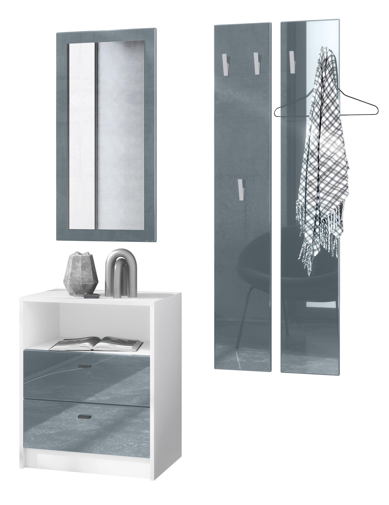 wohnli-moebel-suche-800000581545 Wohnli Möbelsuche - GARDEROBE Pino Grau Hochglanz