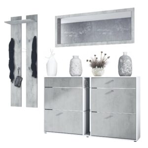 Wohnli Möbelsuche - GARDEROBE Orlando Beton Oxid Optik