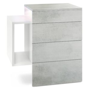 wohnli-moebel-suche-800000581736 Wohnli Möbelsuche - NACHTTISCH Queens Front in Beton Oxid Optik