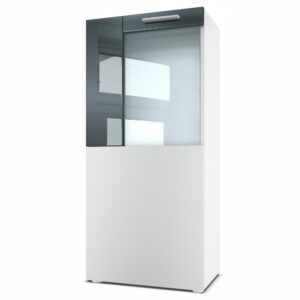 wohnli-moebel-suche-800000581767 Wohnli Möbelsuche - VITRINE Movie Absetzungen in Grau Hochglanz