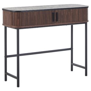 wohnli-moebel-suche-800000583246 Wohnli Möbelsuche - KONSOLENTISCH dunkler Holzfarbton/schwarz 100/35 cm Jose