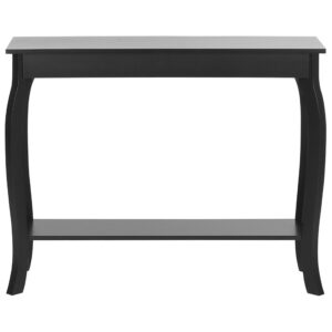 KONSOLENTISCH schwarz rechteckig 30/100 cm Hartford Holzwerkstoff Beliani Möbel > Kommoden & Schubladenschränke > Konsolentische Schwarz