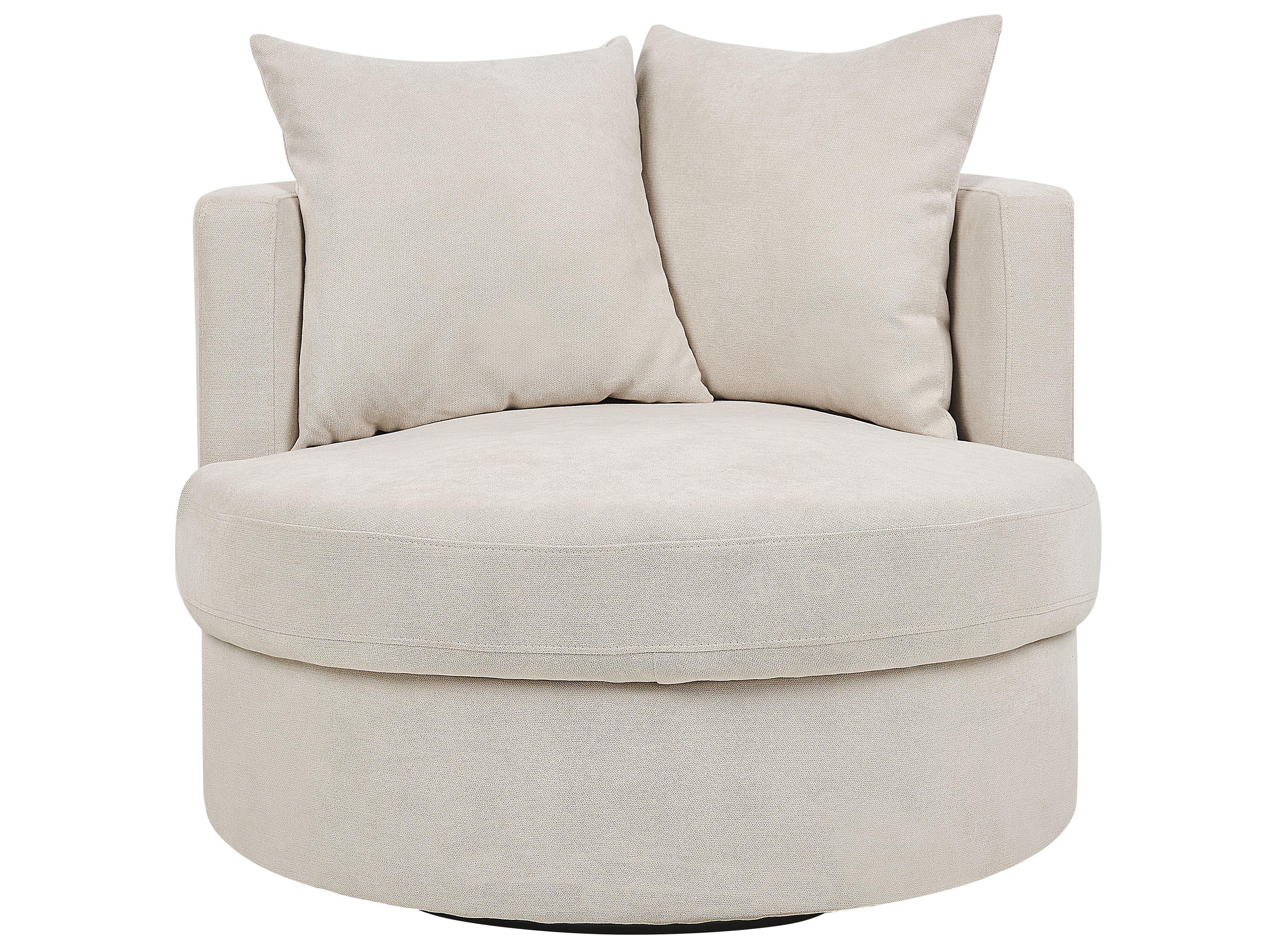 wohnli-moebel-suche-800000583399 Wohnli Möbelsuche - SESSEL Polsterbezug hellbeige mit Drehfunktion Dalby