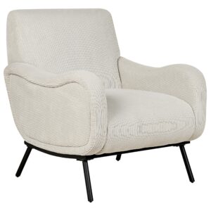 wohnli-moebel-suche-800000583517-1 SESSEL Cord hellgrau Almind Textil Beliani Möbel > Sessel > Polstersessel Grau