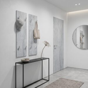 wohnli-moebel-suche-800000583887-1 GARDEROBENPANEEL Wandpaneel Beton Oxid Optik Holzwerkstoff Vladon Garderoben > Garderobenpaneele Grau