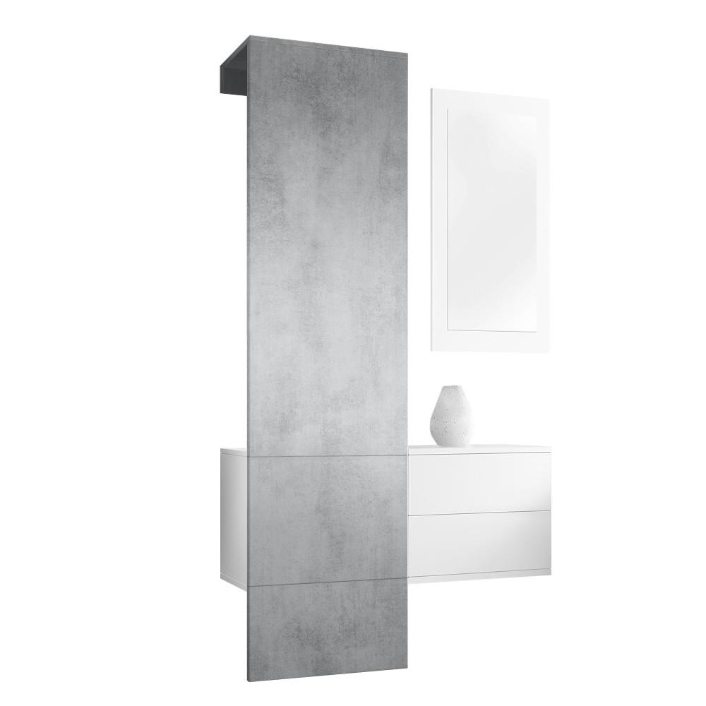 wohnli-moebel-suche-800000584115 Wohnli Möbelsuche - GARDEROBE Carlton Paneel in Beton Oxid Optik