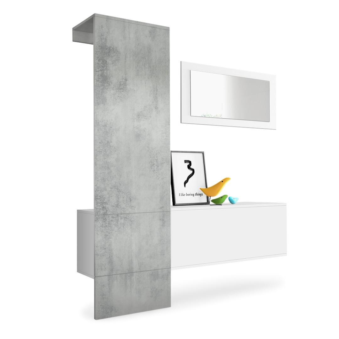 wohnli-moebel-suche-800000584208 Wohnli Möbelsuche - GARDEROBE Carlton Paneel in Beton Oxid Optik