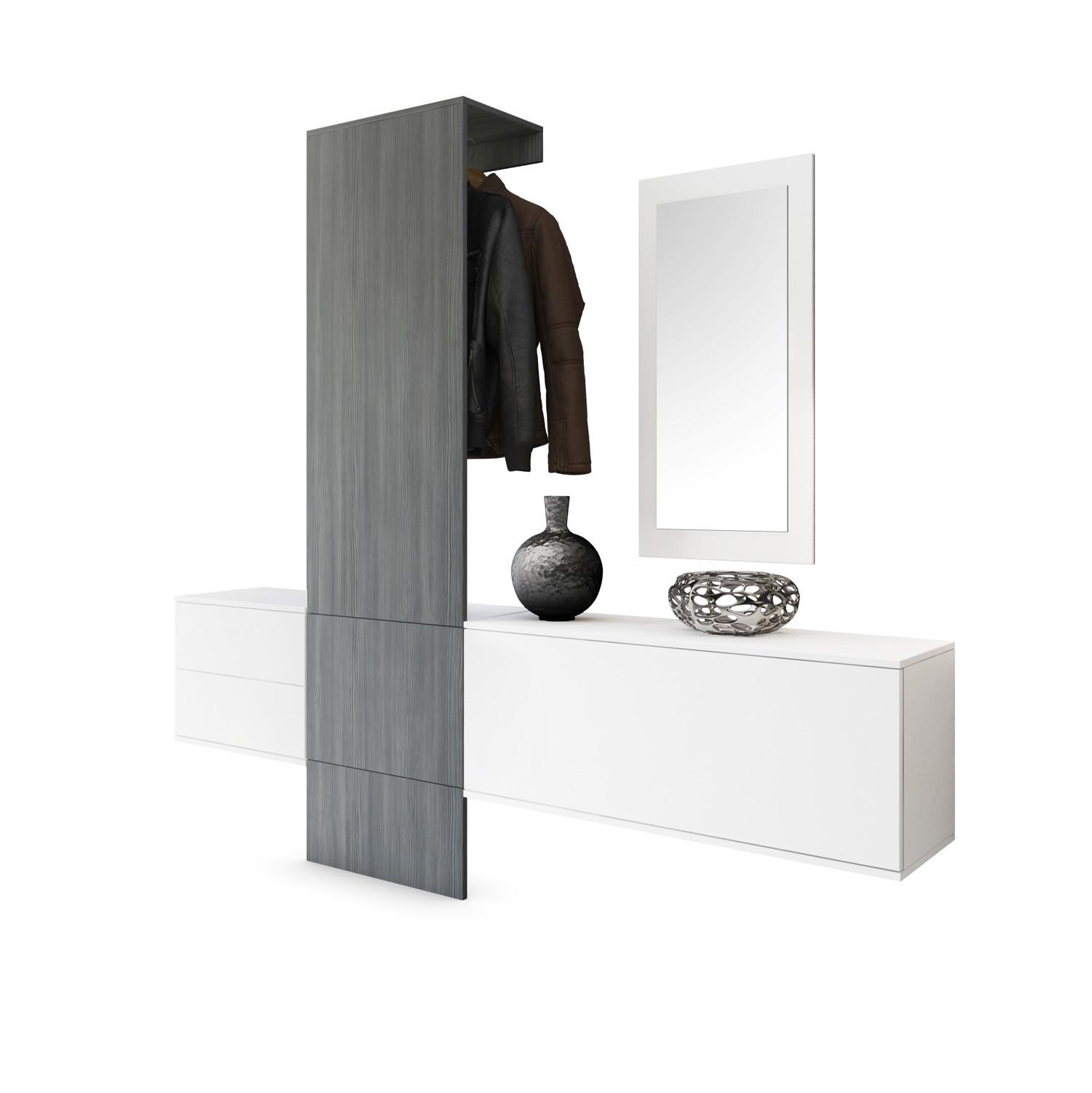 Wohnli Möbelsuche - GARDEROBE Carlton Paneel in Avola-Anthrazit