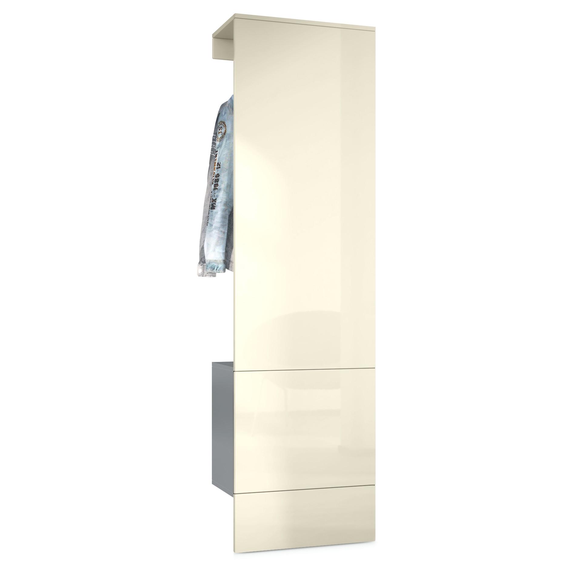 wohnli-moebel-suche-800000584585 Wohnli Möbelsuche - GARDEROBE Carlton Paneel in Creme Hochglanz