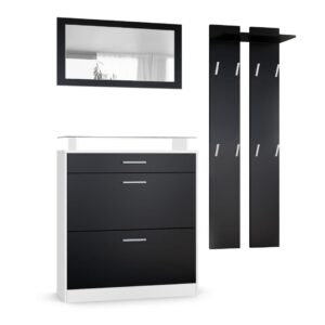 wohnli-moebel-suche-800000584810 Wohnli Möbelsuche - GARDEROBE Loret Front in Schwarz matt