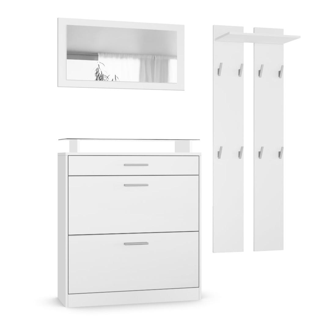 wohnli-moebel-suche-800000584817 Wohnli Möbelsuche - GARDEROBE Loret Front in Weiß matt