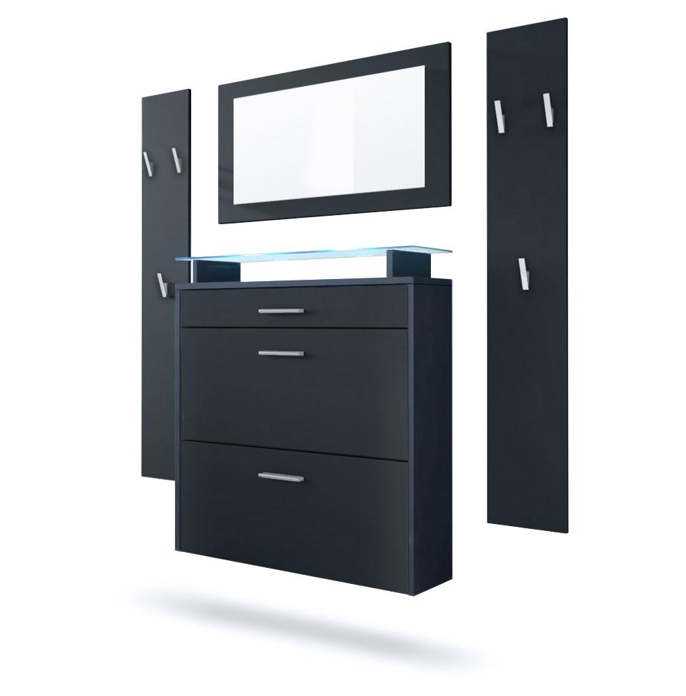 wohnli-moebel-suche-800000584913 Wohnli Möbelsuche - GARDEROBE Malea Fronten in Schwarz matt