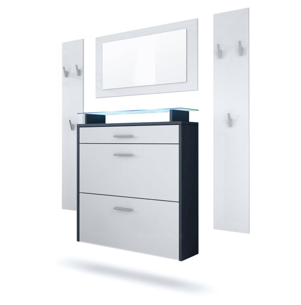 Wohnli Möbelsuche - GARDEROBE Malea Fronten in Weiß matt