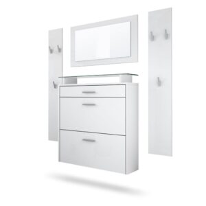 wohnli-moebel-suche-800000587182 Wohnli Möbelsuche - GARDEROBE Malea Front in Weiß matt
