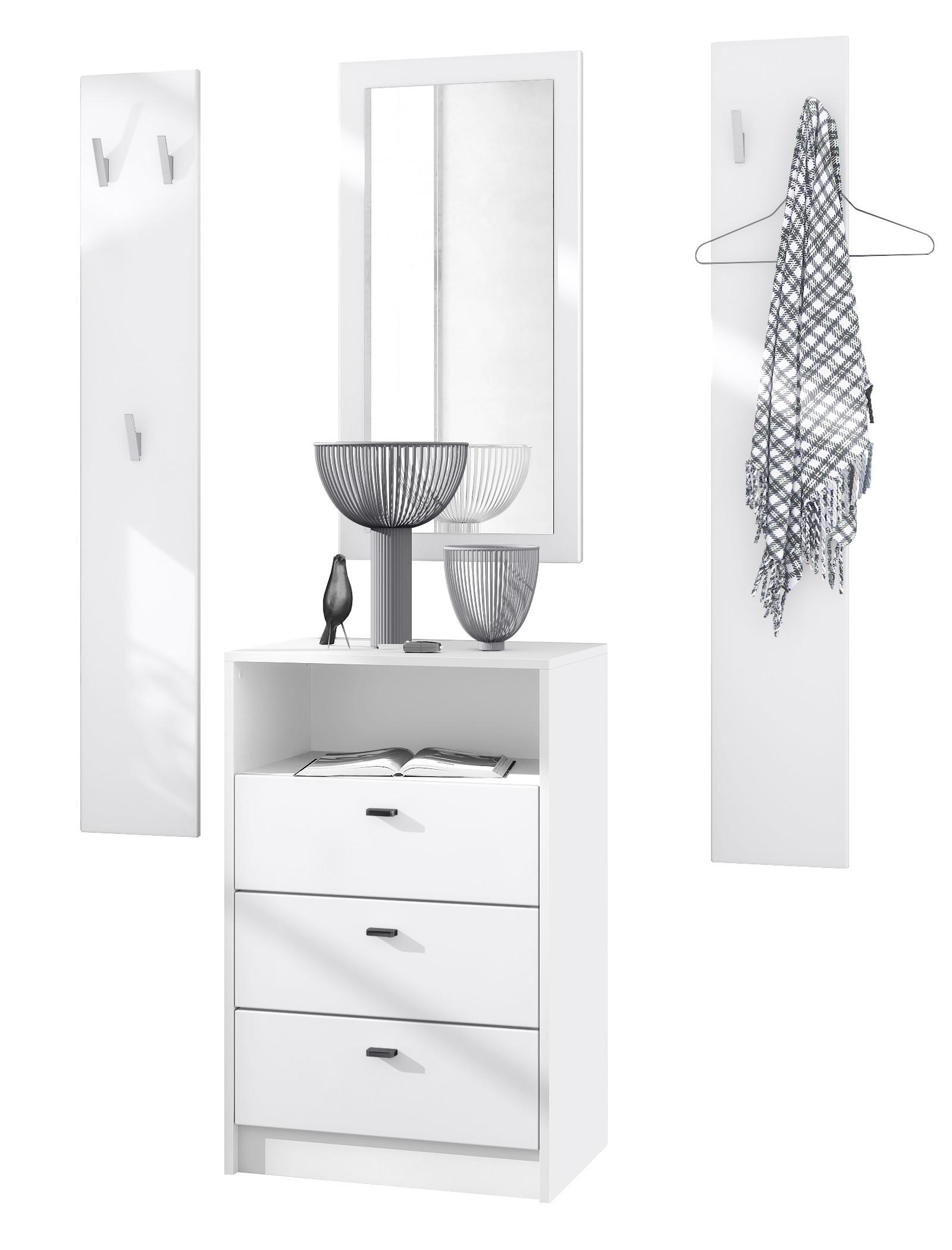Wohnli Möbelsuche - GARDEROBE Pino Weiß matt