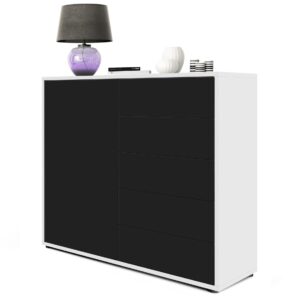 Wohnli Möbelsuche - KOMMODE Ben Front in Schwarz matt