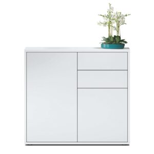 wohnli-moebel-suche-800000587561-1 KOMMODE Ben Front in Weiß matt Holzwerkstoff Vladon Möbel > Kommoden & Schubladenschränke > Kommoden Weiß