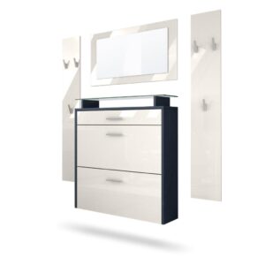 wohnli-moebel-suche-800000591045 Wohnli Möbelsuche - GARDEROBE Malea Fronten in Creme Hochglanz