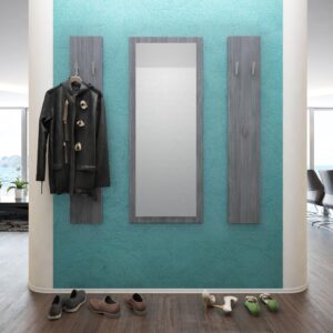 GARDEROBE Spot Avola-Anthrazit Holzwerkstoff Vladon Garderoben Anthrazit