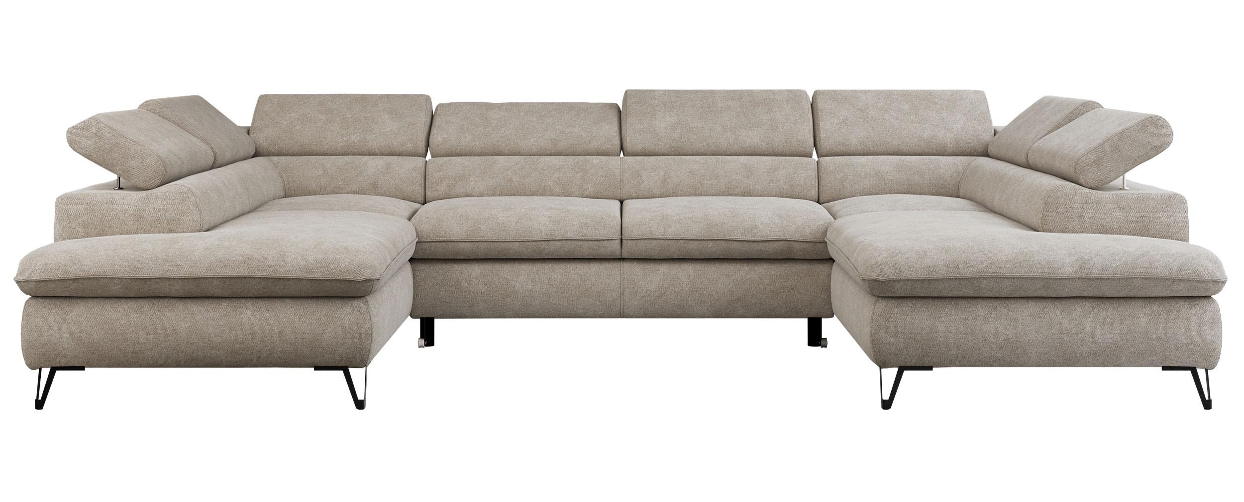 Wohnli Möbelsuche - WOHNLANDSCHAFT PETER U Struktur Beige