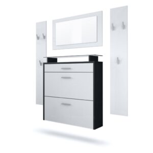 Wohnli Möbelsuche - GARDEROBE Malea Front in Weiß matt