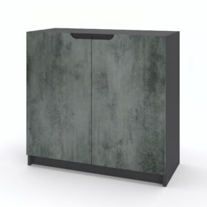 wohnli-moebel-suche-800000597368 Wohnli Möbelsuche - KOMMODE Logan Fronten in Beton Dunkel Optik