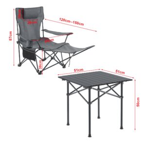 wohnli-moebel-suche-800000602363-1 GARTENMÖBEL-SET 3 TLG. Bellante Textil, Metall casa.pro Garten & Outdoor > Gartenmöbel > Gartenmöbel-Sets Grau